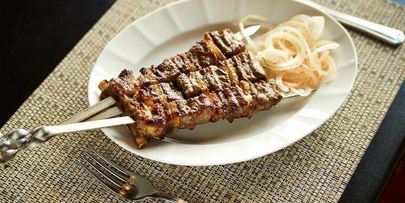 татарский сочный шашлык из баранины