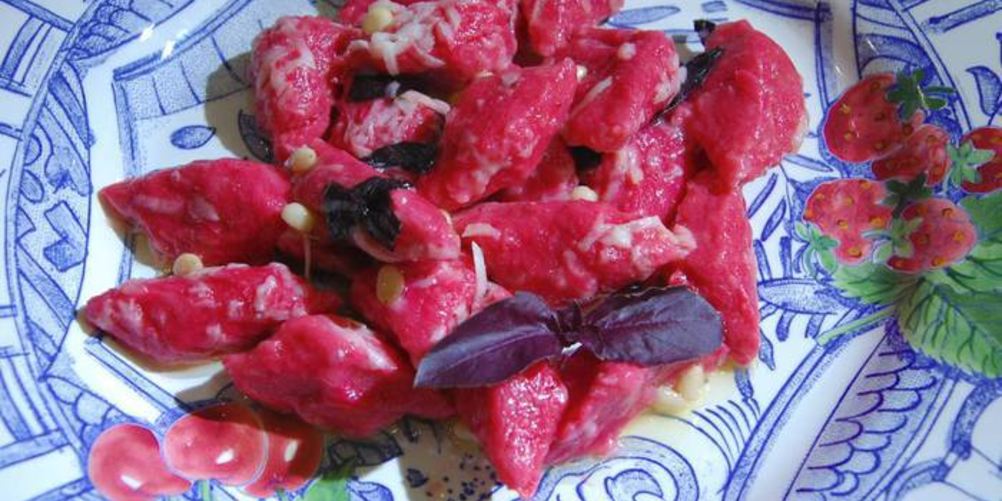 Рецепт свекольные ньокки