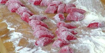 свекольные ньокки