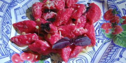 свекольные ньокки