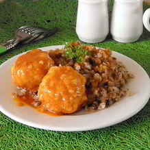 Рецепт Куриные тефтели с подливкой