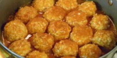 куриные тефтели с подливкой