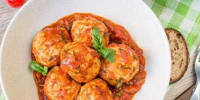 куриные тефтели в томатном соусе