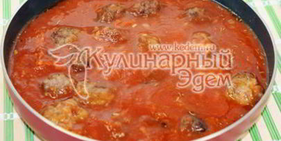 паста с тефтелями