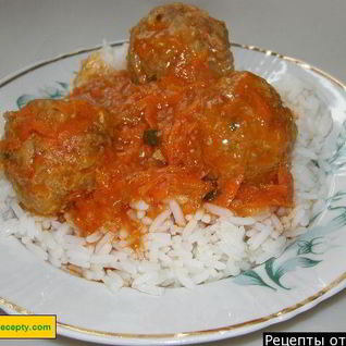 Тефтели из фарша с рисом