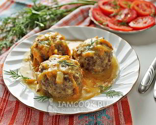 Тефтели с гречкой в мультиварке