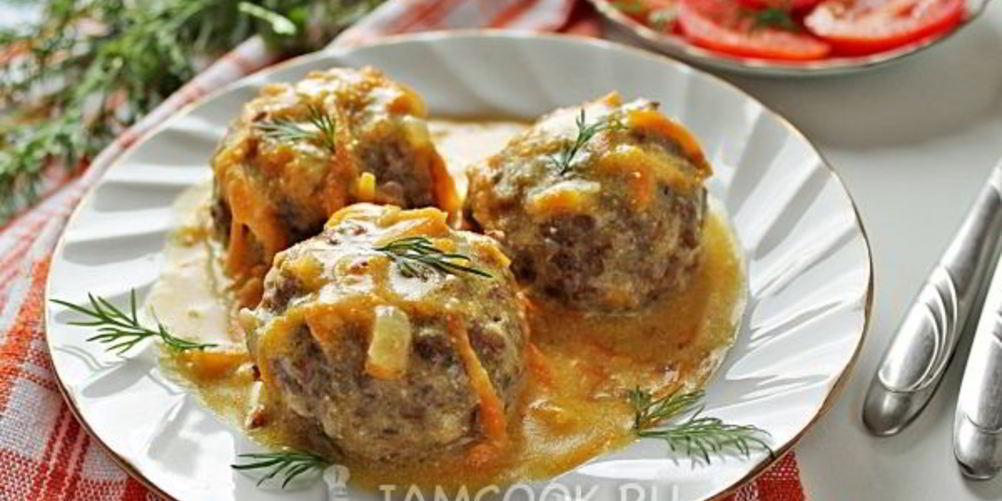 Рецепт тефтели с гречкой в мультиварке