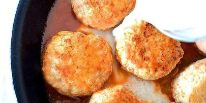 тефтели с подливкой на сковороде