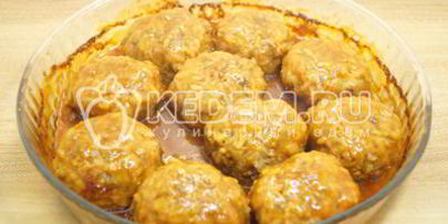 тефтели с рисом в духовке