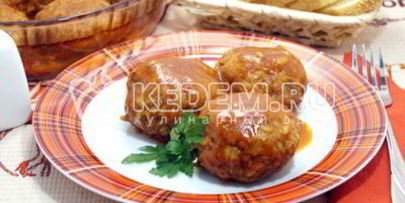 тефтели с рисом в духовке