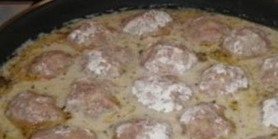 тефтели в молоке