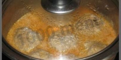 тефтели в подливе