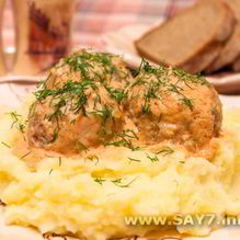 Рецепт Тефтели в томатно-сметанном соусе