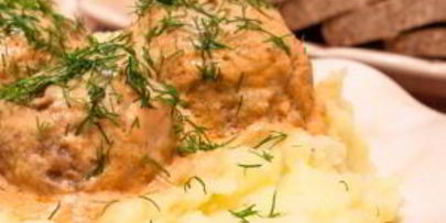 тефтели в томатно-сметанном соусе