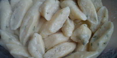 ленивые вареники с грибами