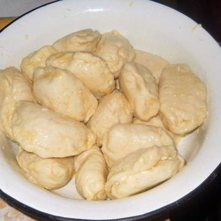 Вареники на пару