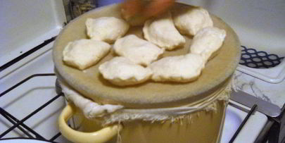 вареники на пару