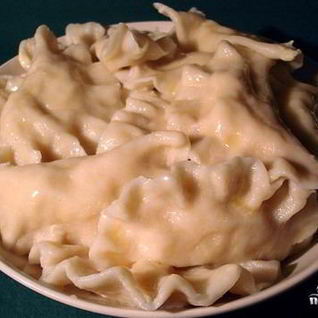 Вареники с адыгейским сыром