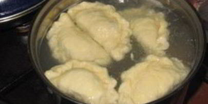 вареники с черникой