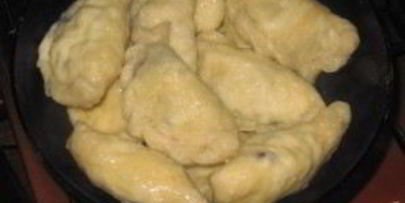 вареники с черникой