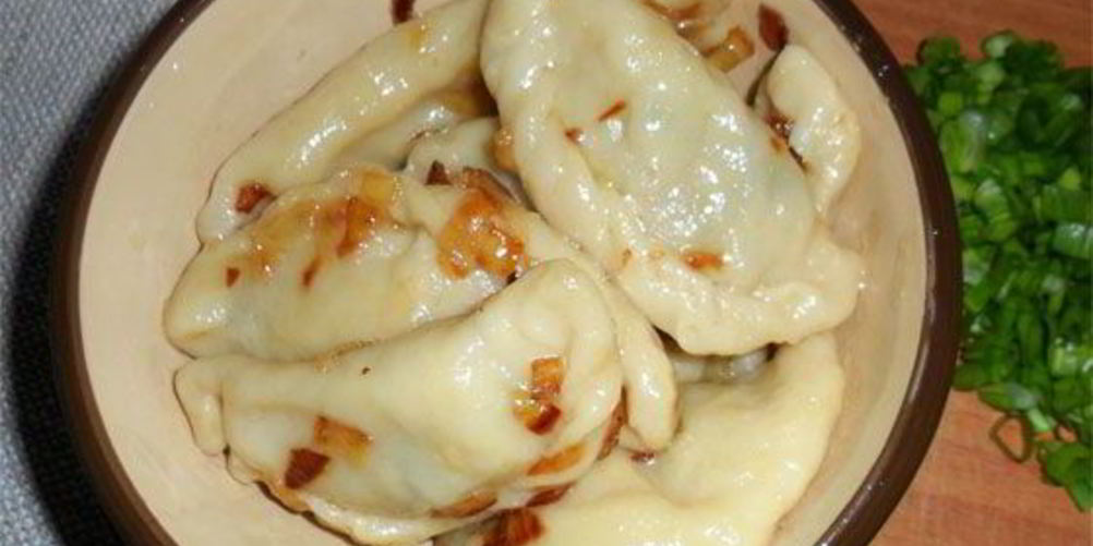 Рецепт вареники с картофелем и грибами