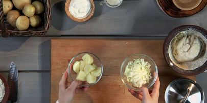 вареники с картофелем