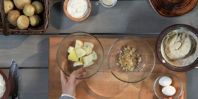 вареники с картофелем