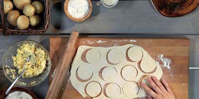 вареники с картофелем