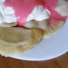 Рецепт Вареники с клубникой