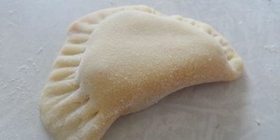 вареники с клубникой