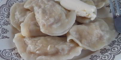 вареники с квашеной капустой и мясом