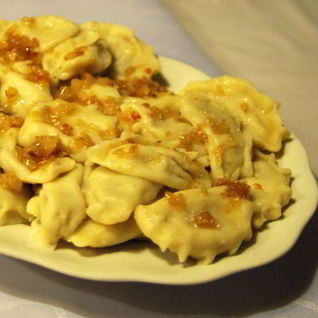 Вареники с шампиньонами