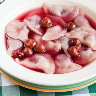 Вареники с вишней