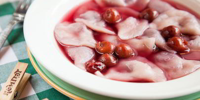 вареники с вишней