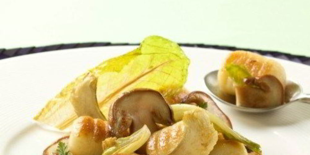 Рецепт жареные ньокки в соусе из горгонзолы с грибами