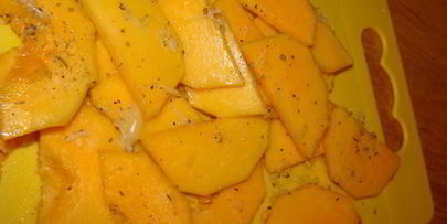 золотой гарнир из тыквы