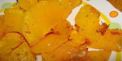 золотой гарнир из тыквы