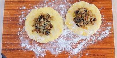 картофельные зразы с грибами