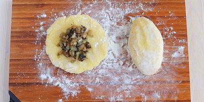 картофельные зразы с грибами