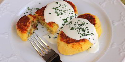 картофельные зразы с грибами