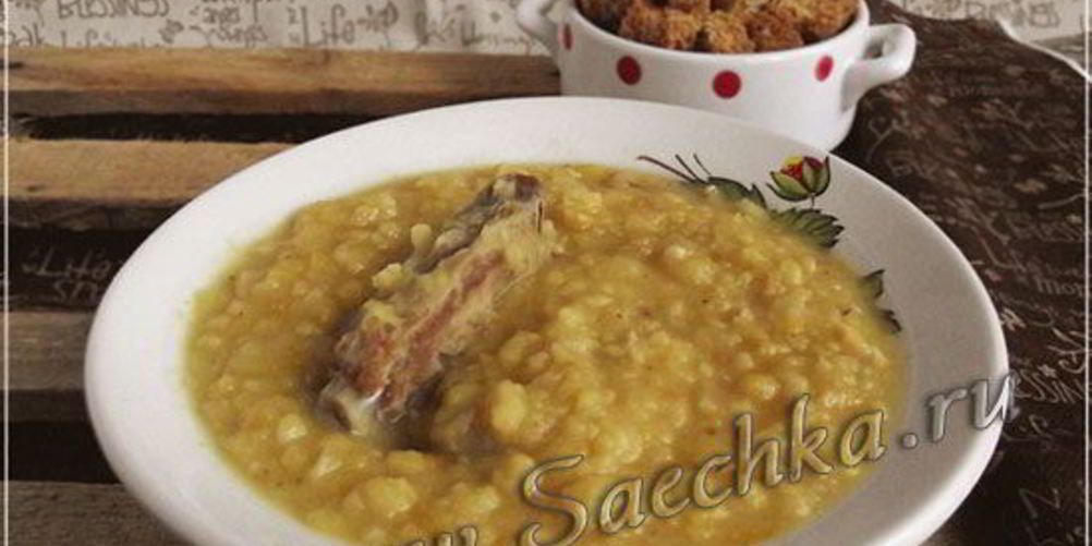 Рецепт гороховая каша в мультиварке