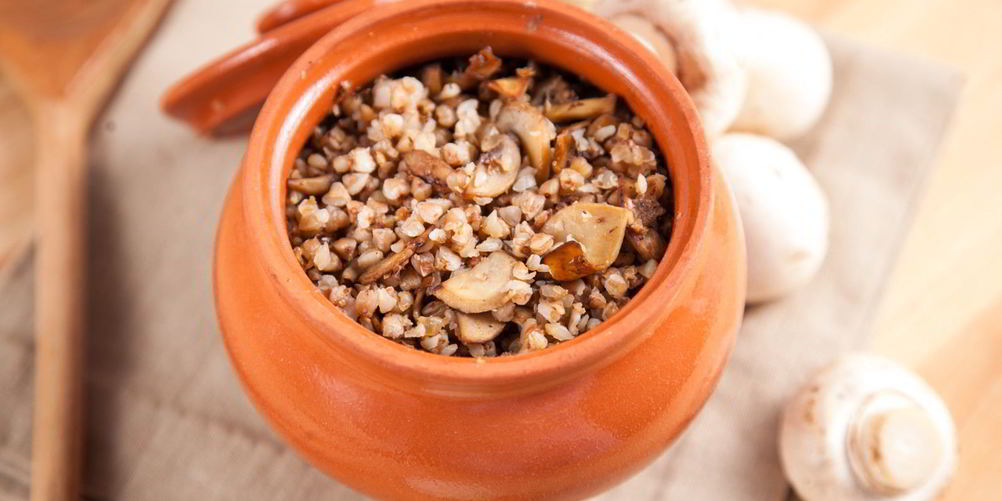 Рецепт гречка с грибами