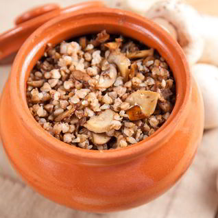 Гречка с грибами