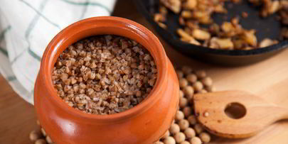 гречка с грибами