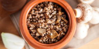 гречка с грибами