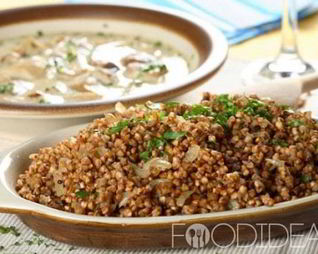 Гречневая каша с грибами