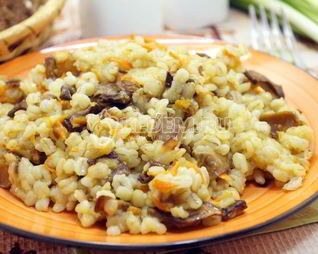Перловая каша с грибами
