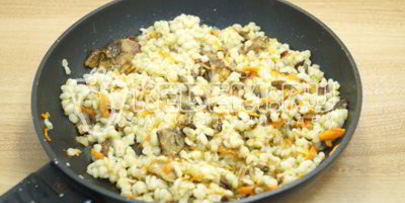 перловая каша с грибами