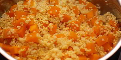 пшенная каша с тыквой