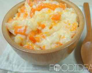 Рисовая каша с тыквой